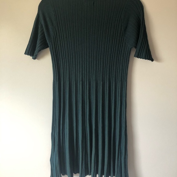 Cooperative Grace Swingy Sweater Dress Dark Green - Picture 7 of 8